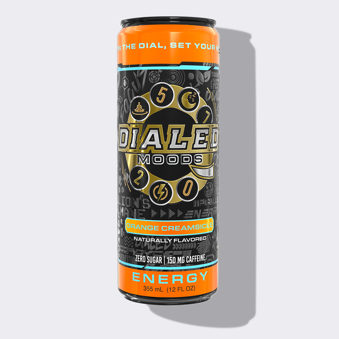 Dialed Moods - Kratom + Mushroom Energy Drink 150mg Caffeine 355mL