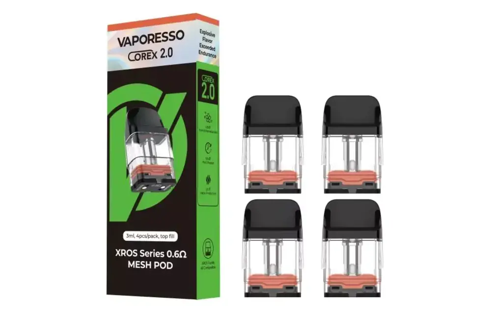 Vaporesso - Replacement Mesh Pod Corex 2.0 XROS Series .4ohm 3mL