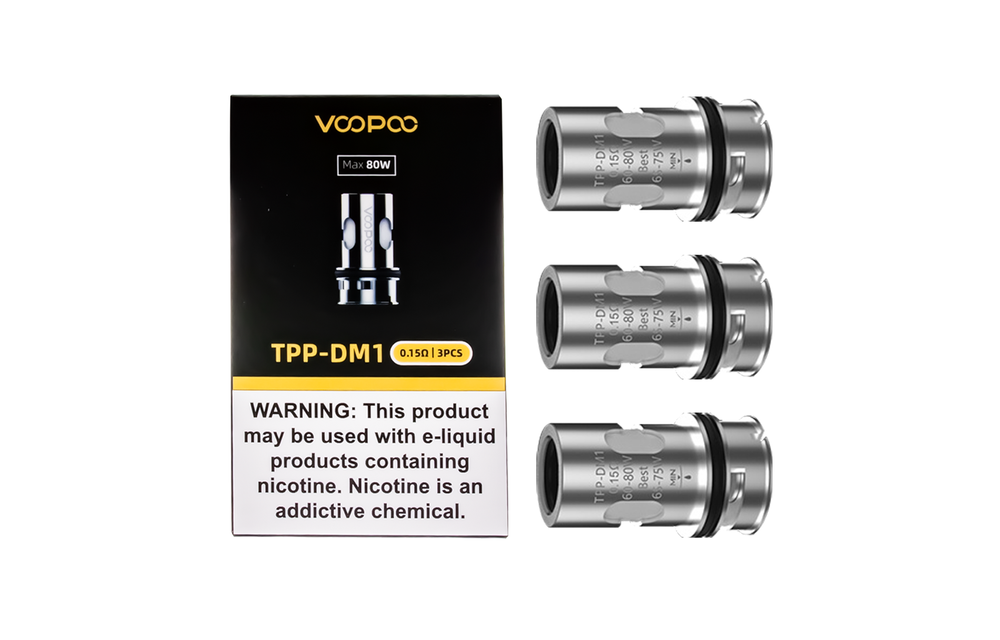 Voopoo - TPP-DM1 Coil Atomizer .15Ω 3pk