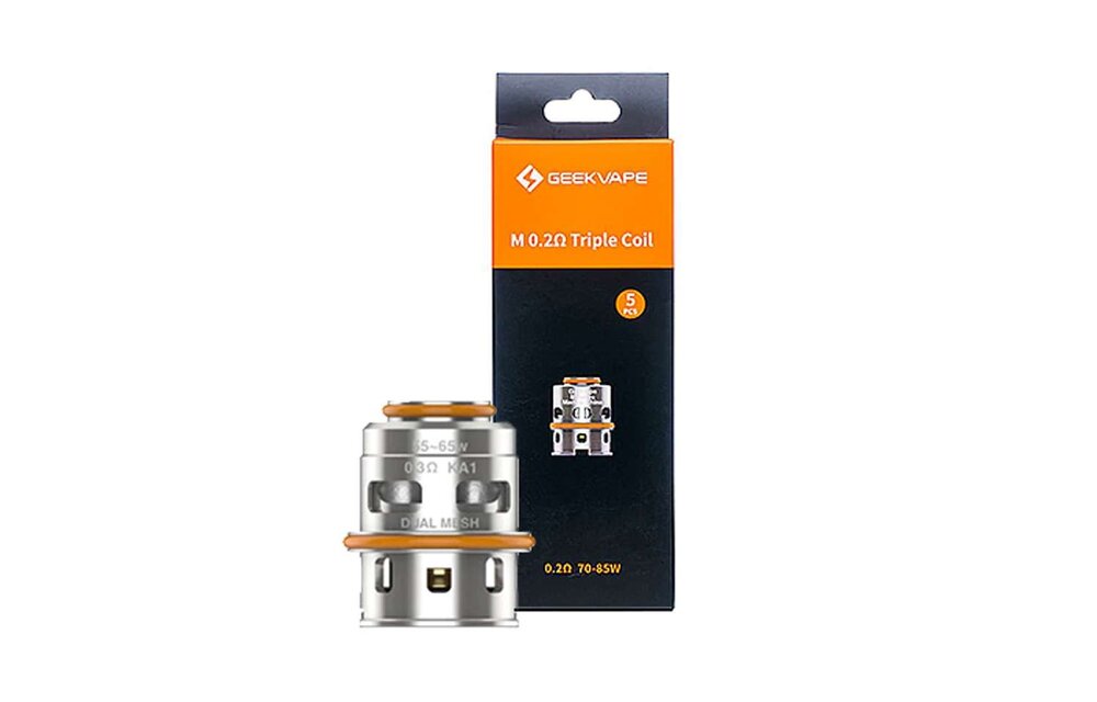 Geek Vape - M0.2 Triple Coil Atomizer .2Ω 5pk
