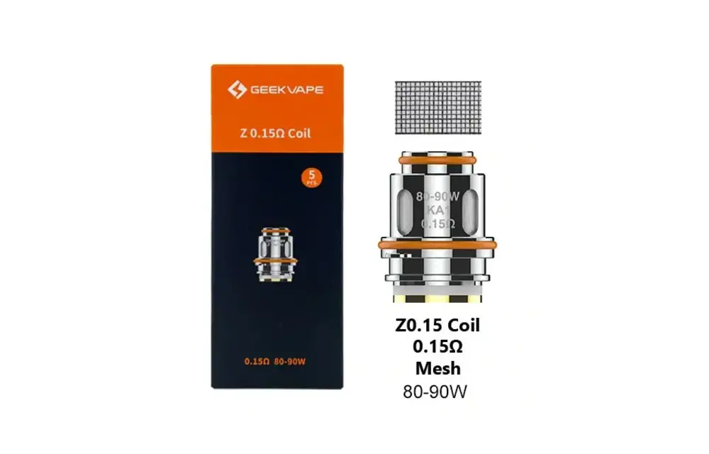 Geek Vape - Z Series Coil Atomizer .15Ω 5pk