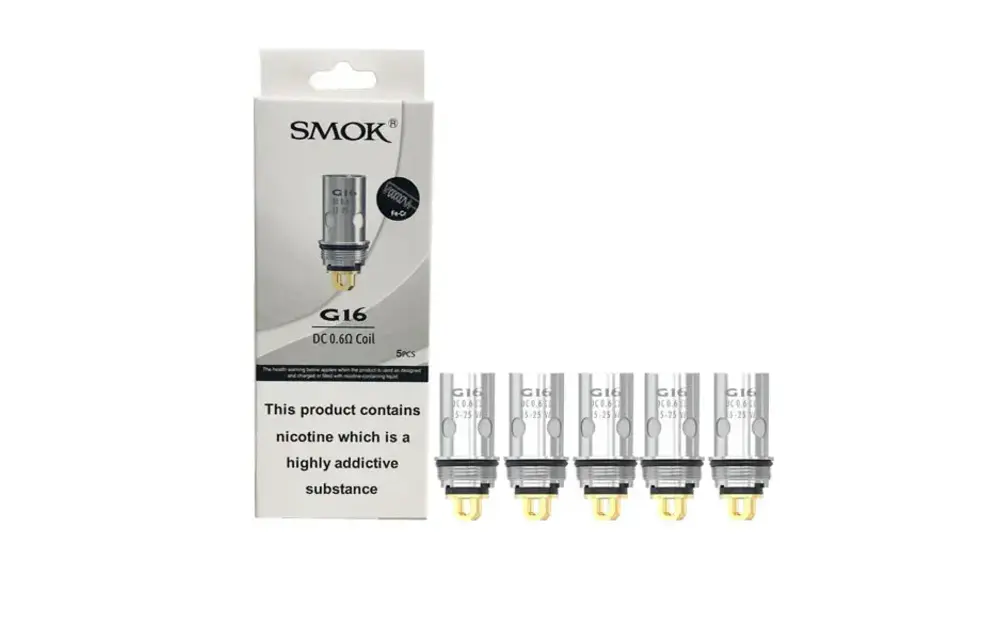 Smok - G16 Coil Atomizer DC 0.6Ω 5pk