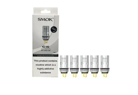 Smok - G16 Coil Atomizer DC 0.6Ω 5pk