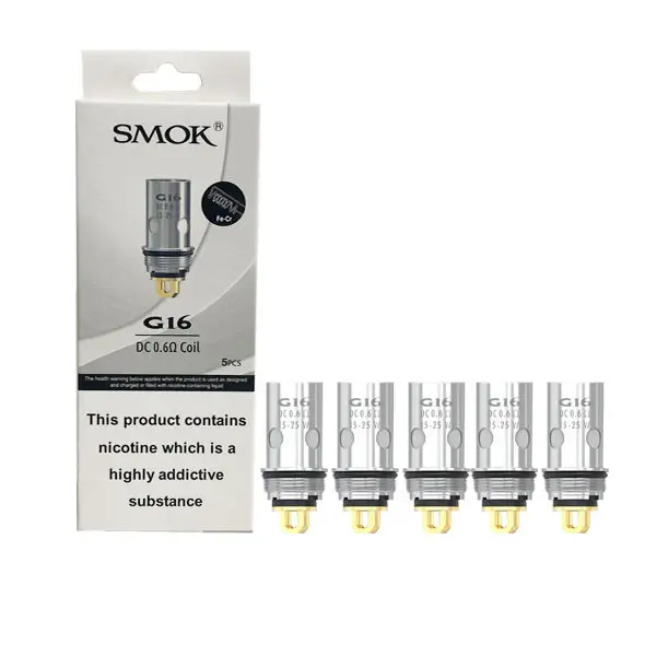 Smok - G16 Coil Atomizer DC 0.6Ω 5pk
