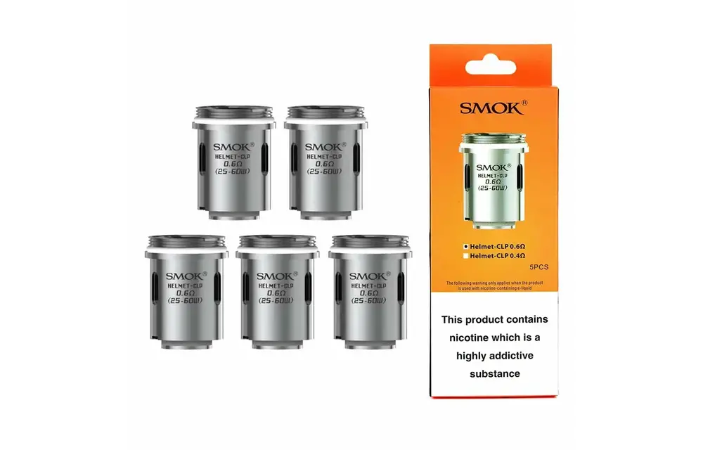 Smok - Helmet- CLP Coil Atomizer 0.6Ω 5pk