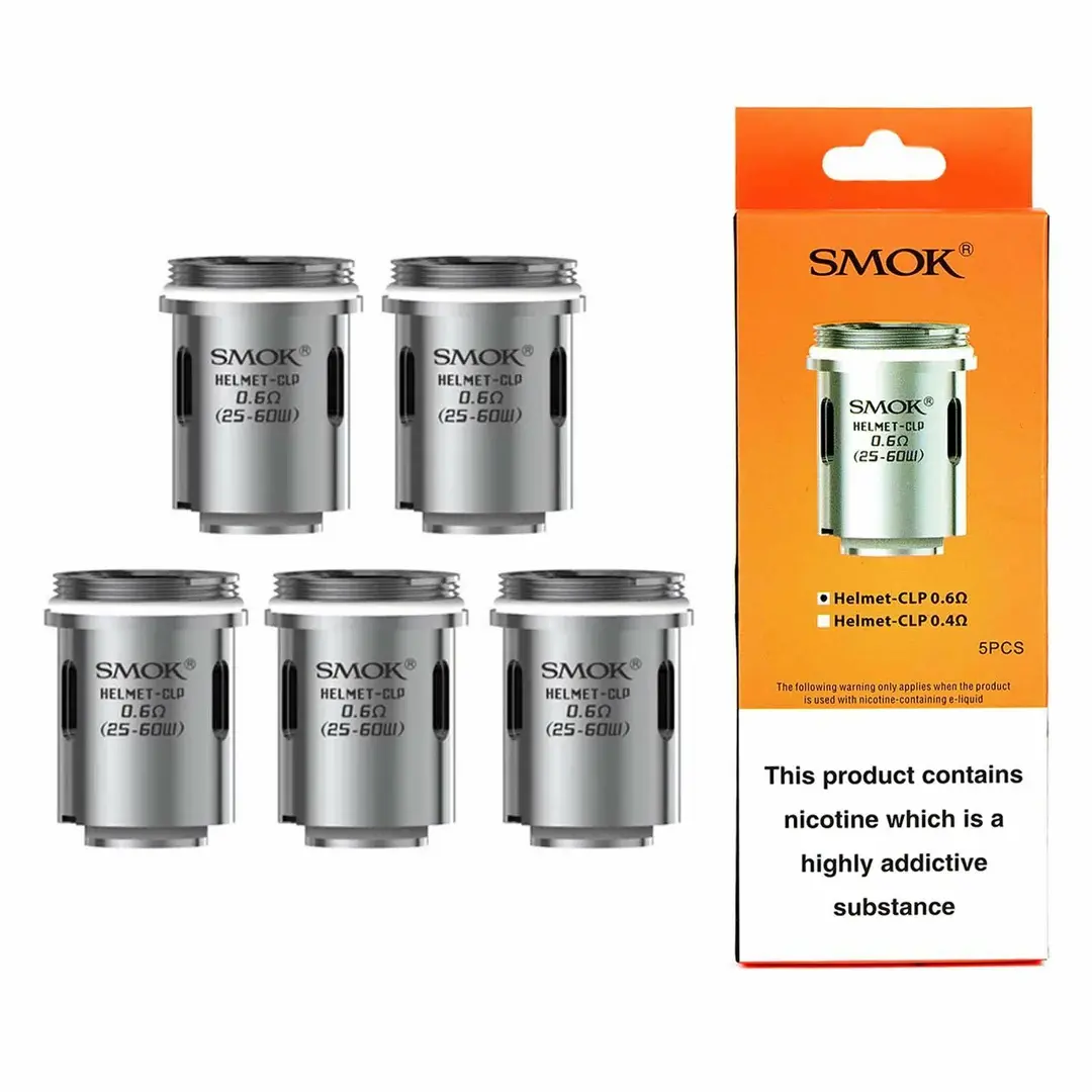Smok - Helmet- CLP Coil Atomizer 0.6Ω 5pk