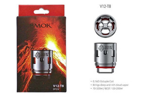 Smok - V12- T8 Coil Atomizer 0.16Ω 3pk