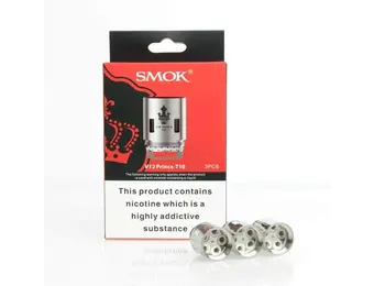 Smok - V12 Prince-T10 Coil Atomizer 0.12Ω 3pk