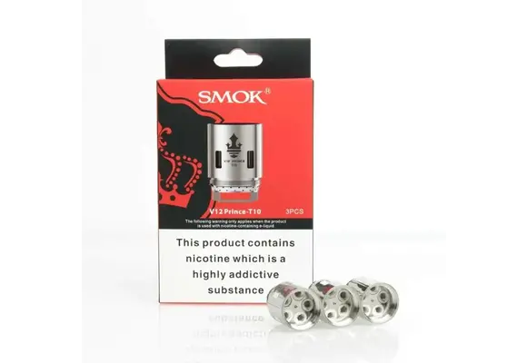 Smok - V12 Prince-T10 Coil Atomizer 0.12Ω 3pk