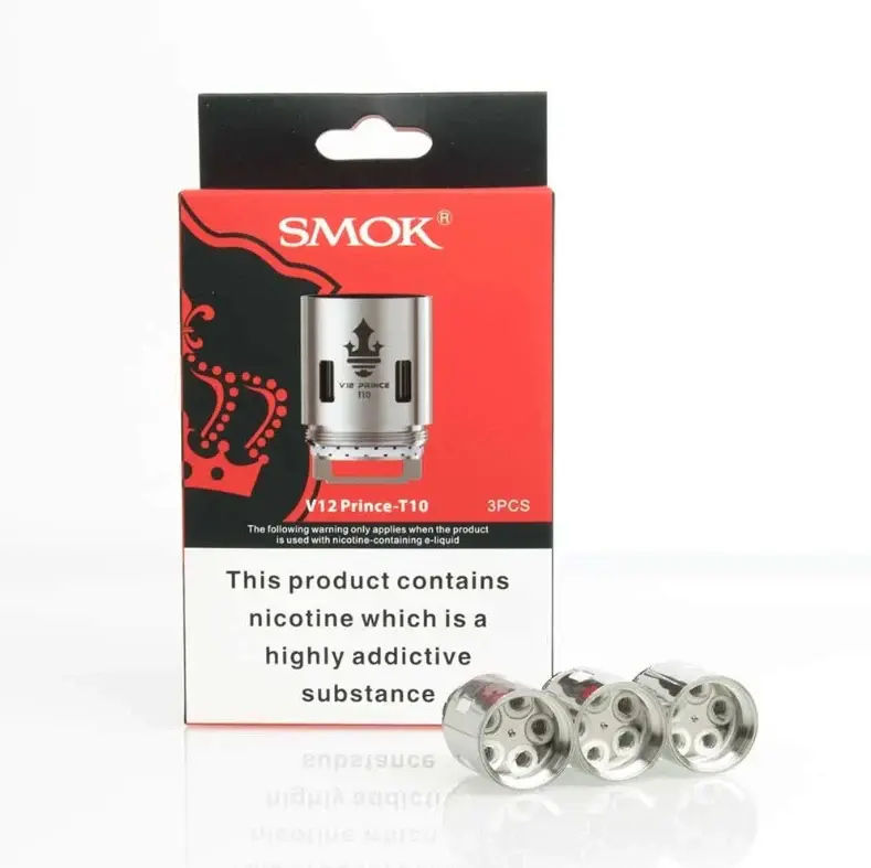 Smok - V12 Prince-T10 Coil Atomizer 0.12Ω 3pk