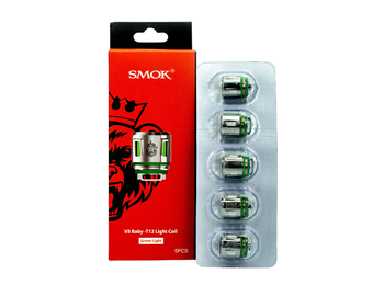 Smok - V8 Baby T12 Light Coil Atomizer .15Ω 5pk Green
