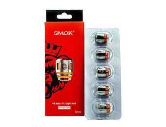 Smok - V8 Baby T12 Light Coil Atomizer .15Ω 5pk Orange