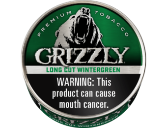 Grizzly - SNUS Long Cut 1.2oz Wintergreen
