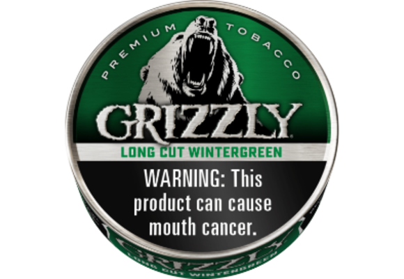 Grizzly - SNUS Long Cut 1.2oz Wintergreen