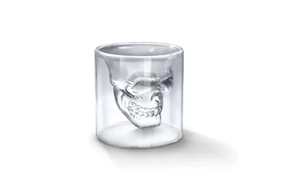 Doomed - Crystal Skull Shot Glass