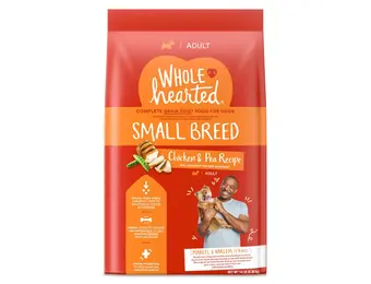 Whole Hearted - Premium Dog Food Chicken & Pea Recipe 14lbs Small Breed Adult