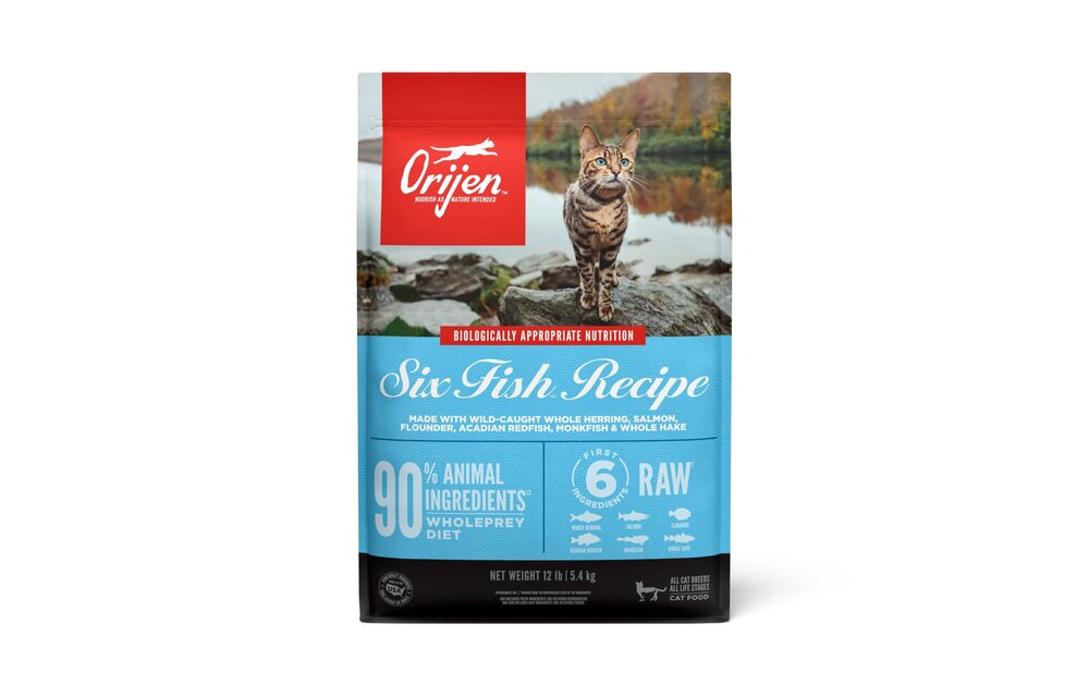 Orijen - Premium Cat Food Six Fish Recipe 12lbs All Breeds & Stages
