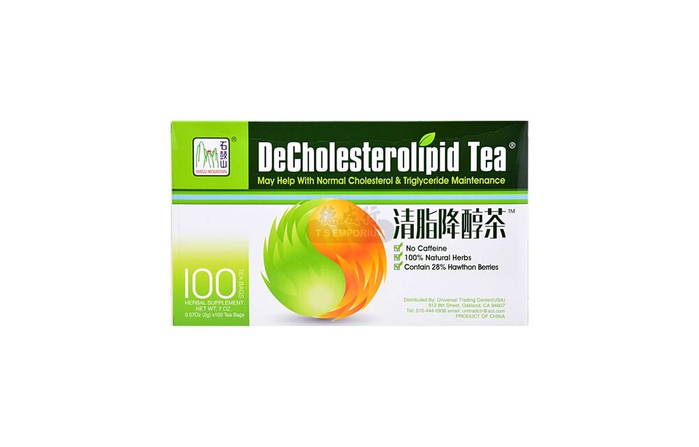 Shigu Mountain - Herbal DeCholesterolipid Tea Bags 100ct
