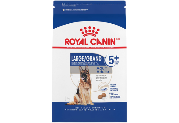 Royal Canin - Premium Dog Food 30lbs Adult Large 5+ Yrs