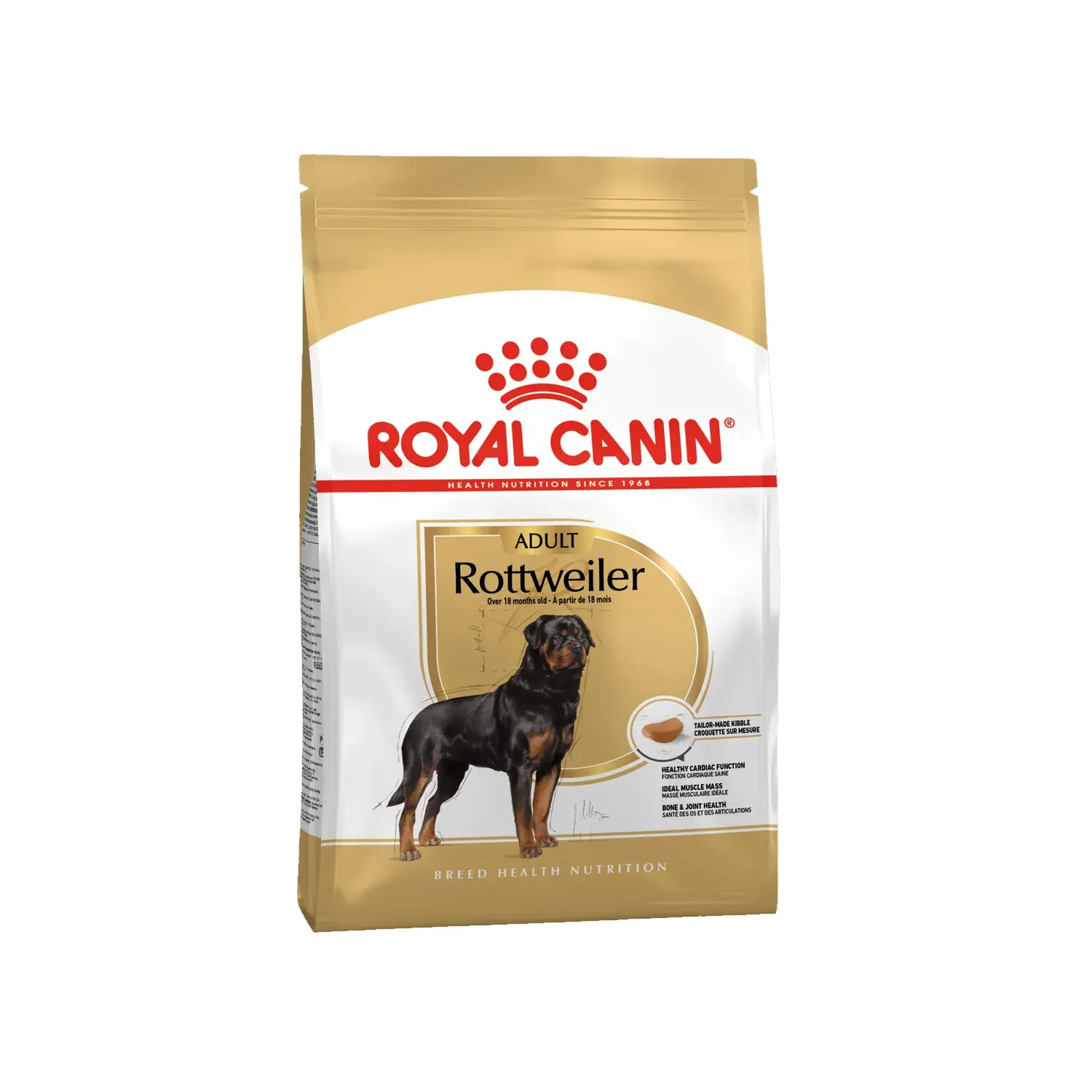 Royal Canin - Premium Dog Food 30lbs Adult Rottweiler 18+ Months