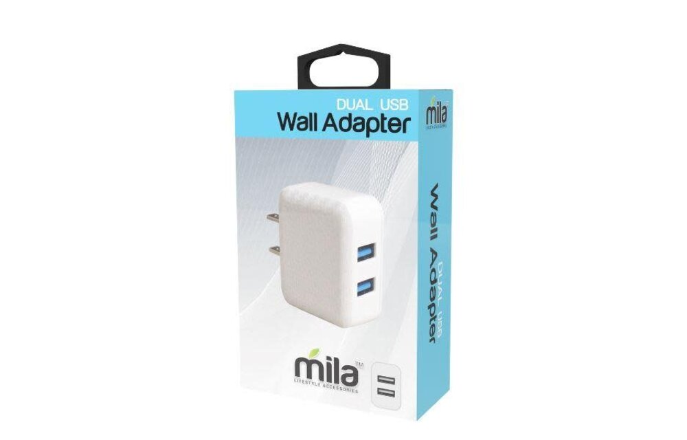 Mila - Phone Charger Wall Adapter Double USB-A