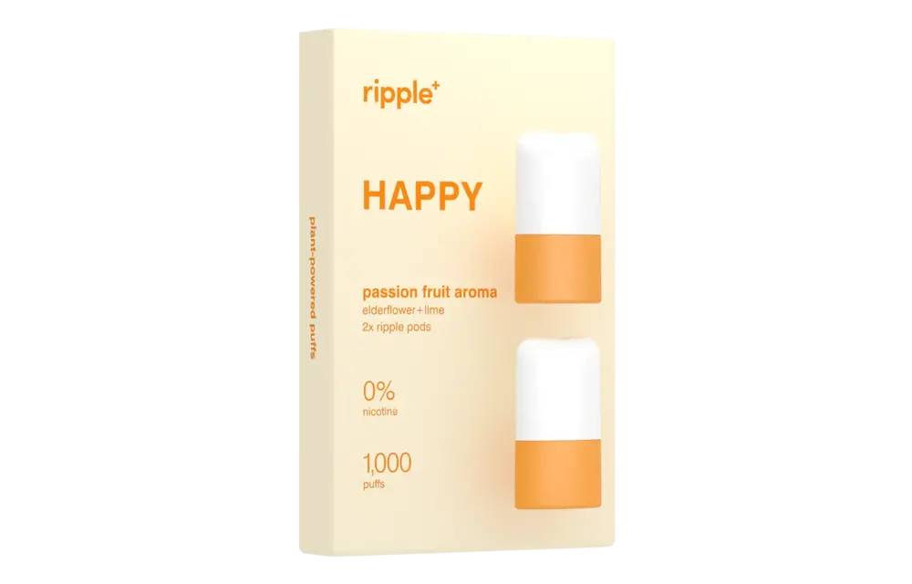 Ripple - Pods NEW Version 2 Aroma Flavor No Nicotine 1000 Puffs 2pk
