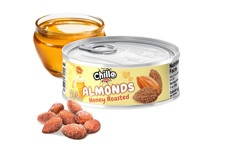 Chillo Foods - Almonds Honey Roasted 2.8oz