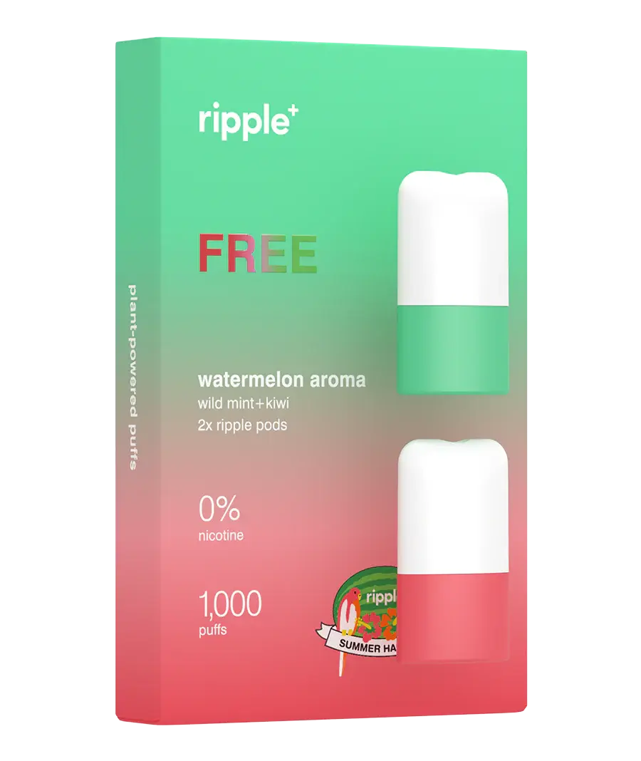 Ripple - PODS No Nicotine 1000 Puffs 2pk Version 2
