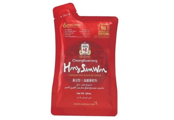 Hong Sam Won - Korean Red  Ginseng Herbal Drink 1.69oz 50mL 1ct