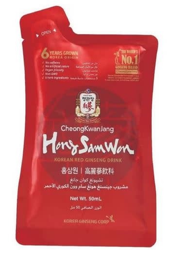 Hong Sam Won - Ginseng Red Korean Herbal Drink 1.69oz 50ml 1ct