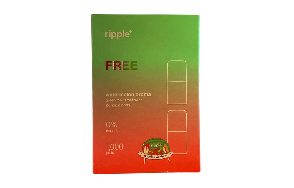 Ripple - Pods Version 1 Aroma Flavor No Nicotine 1000 Puffs 2pk