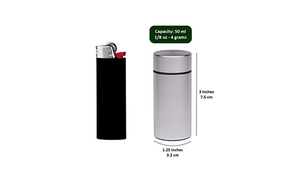 TGR - Stainless Steel Stash Jar 3" Mini