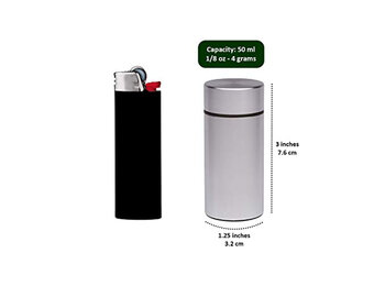 TGR -  Stainless Steel Stash Jar 3" Mini