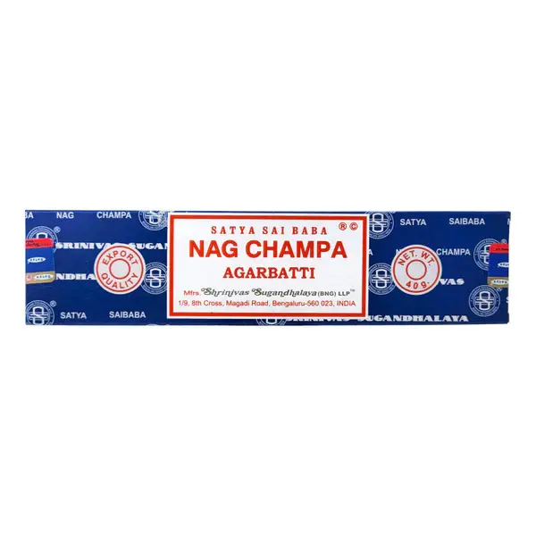 Satya - Aroma Incense Sticks 40g Nag Champa (Blue Box)