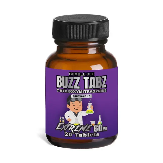 Bumblebee - 7-Hydroxymitragynine Buzz Tabz Extreme 60mg 20ct