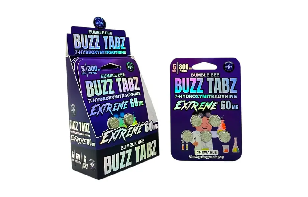 Bumblebee - 7-Hydroxymitragynine Buzz Tabz Extreme 60mg 5ct