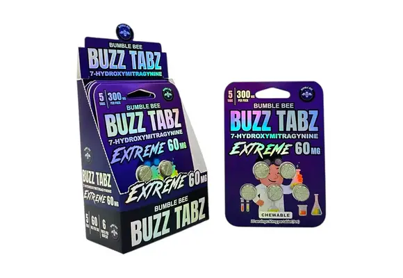 Bumblebee - 7-Hydroxymitragynine Buzz Tabz Extreme 60mg 5ct