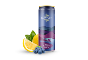 Kavaly - Kava Seltzer Bula Blueberry Lemon 500mg