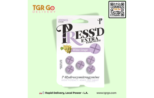 PRESS'D - 7-Hydroxymitragynine Kratom Extra Strength Extract Tablet 200mg