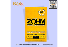 ZOHM - 7-Hydroxymitragynine Kratom Extract Sublingual Strips 96mg 4pk Lemon Drop Ice