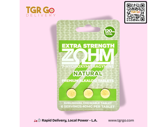 ZOHM - 7-Hydroxymitragynine Kratom Extract Tablet 40mg 3ct Natural
