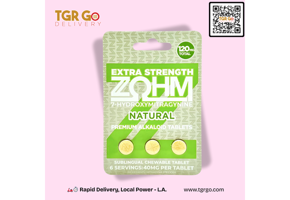 ZOHM - 7-Hydroxymitragynine Kratom Extract Tablet 40mg 3ct Natural