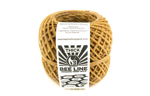 Bee Line - Hemp Wick Organic 200ft