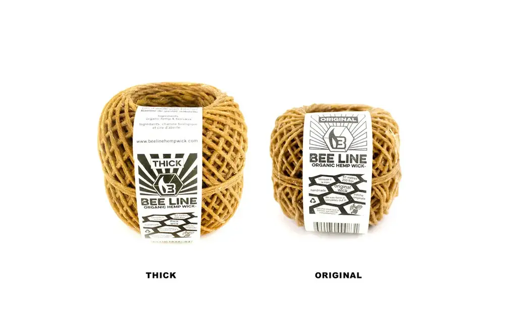 Bee Line - Hemp Wick Organic 200ft