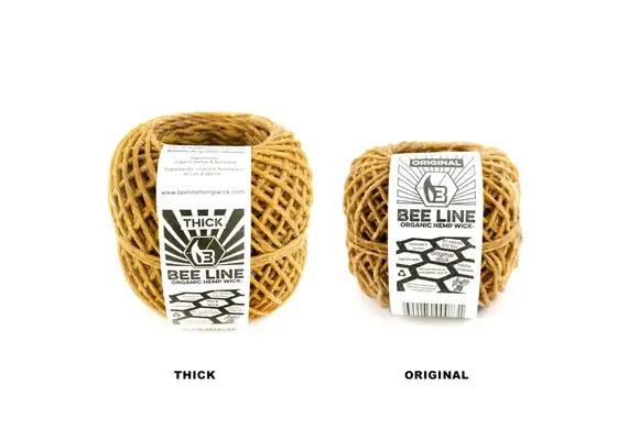 Bee Line - Hemp Wick Organic 200ft
