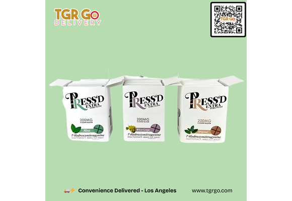 PRESS'D - 7-Hydroxymitragynine Kratom Extra Strength Extract Tablet 200mg