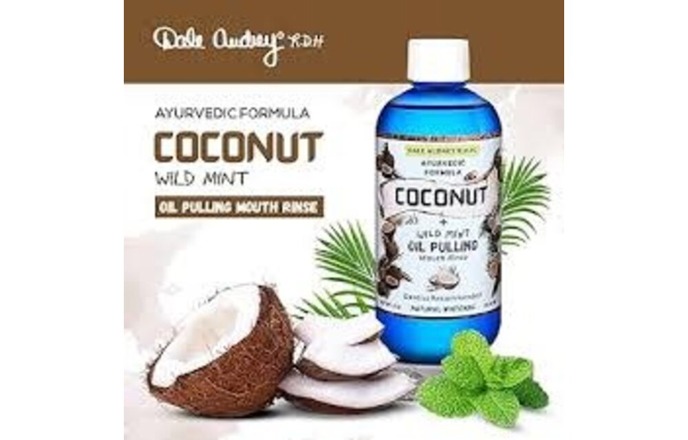 Dale Audrey RDH - Ayurvedic Oil Pulling Mouth Rinse Coconut and Wild Mint 8oz
