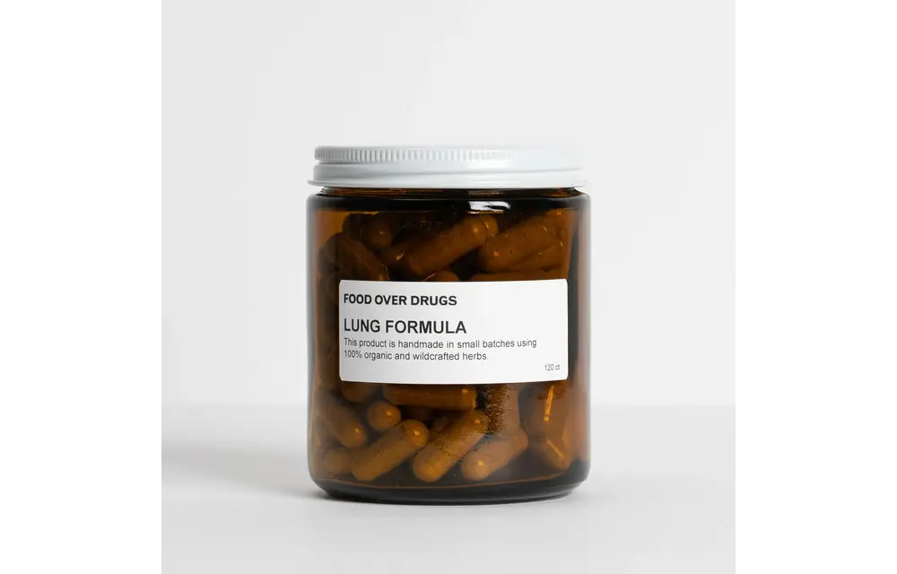 Food Over Drugs - Supplement Capsules Lung Formula 60ct