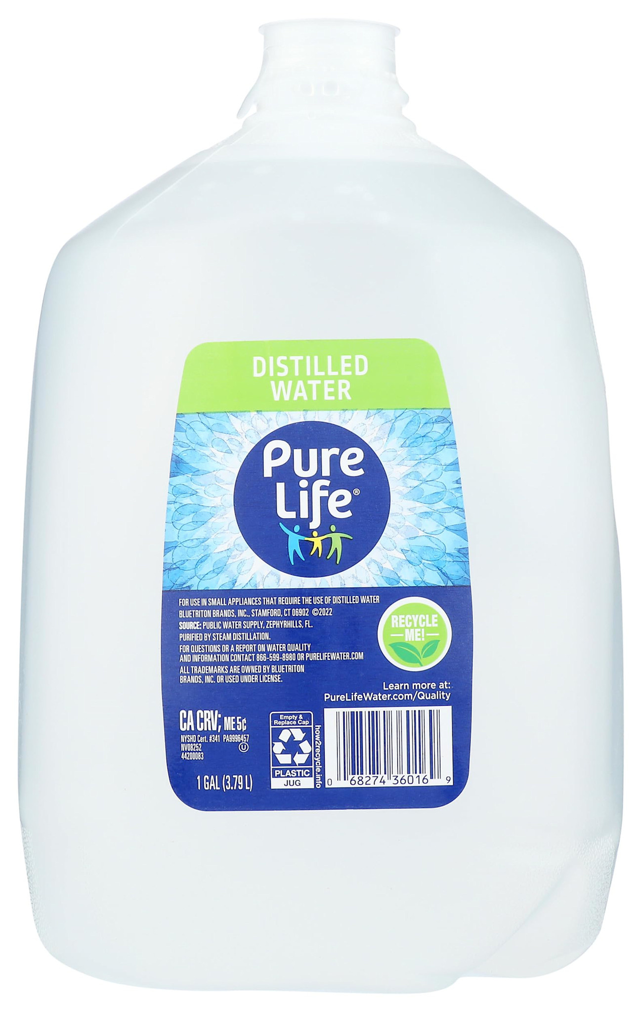 Pure Life - Distilled Water 1 Gallon