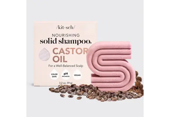 Kitsch - Solid Shampoo Castor Oil 3.2oz